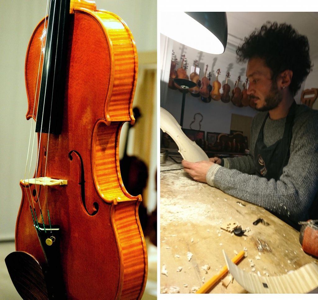 Le luthier aixois, Nicolas Bonet (Photo Hervé Vaudoit et D.R.)