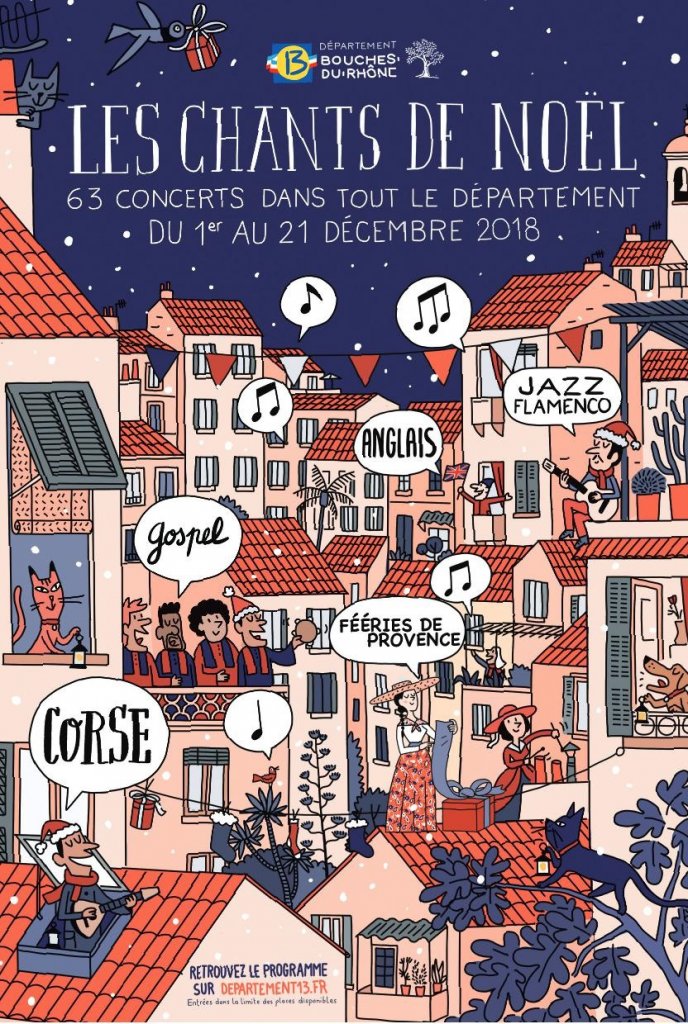 Tournée départementale des chants de Noël : du 3 au 22 decembre 2021, 67  concerts gratuits dans les Bouches-du-Rhône - Espace Presse - Le  Département – Site du Département des Bouches-du-Rhône