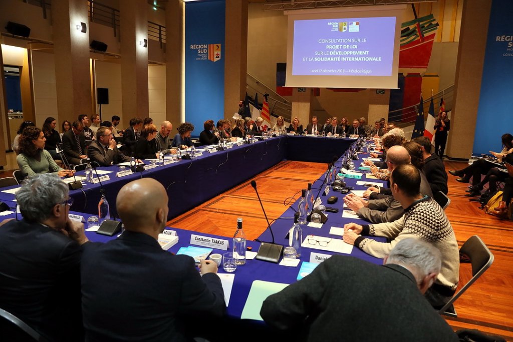 C'est au sein de l'Hôtel de Région que Jean-Baptiste Lemoyne et Renaud Muselier ont présidé une séance de travail avec les acteurs engagés de Provence-Alpes-Côte d'Azur (Photo Robert Poulain)