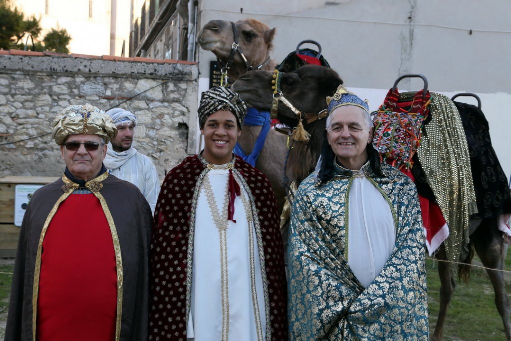 Gaspard, Balthazar et Melchior (Photo Robert Poulain)