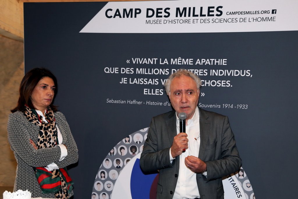 Martine Vassal et Alain Chouraqui  (Photo Robert Poulain)
