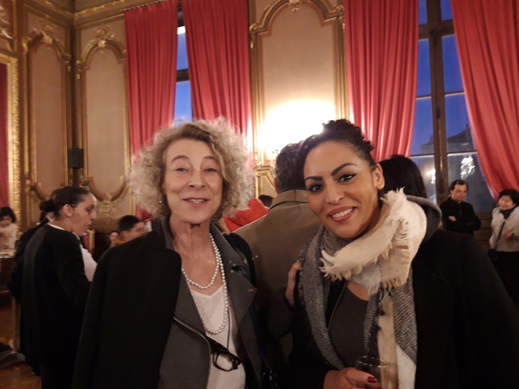 Marie-Paule Zobiri, responsable de la formation professionnelle au Greta et Medina Mousaïd diplômée de la première promotion (PhotoM.B.)) Marie-Paule Zobiri, responsable de la formation professionnelle au Greta et Medina Mousaïd diplômée de la première promotion (PhotoM.B.))