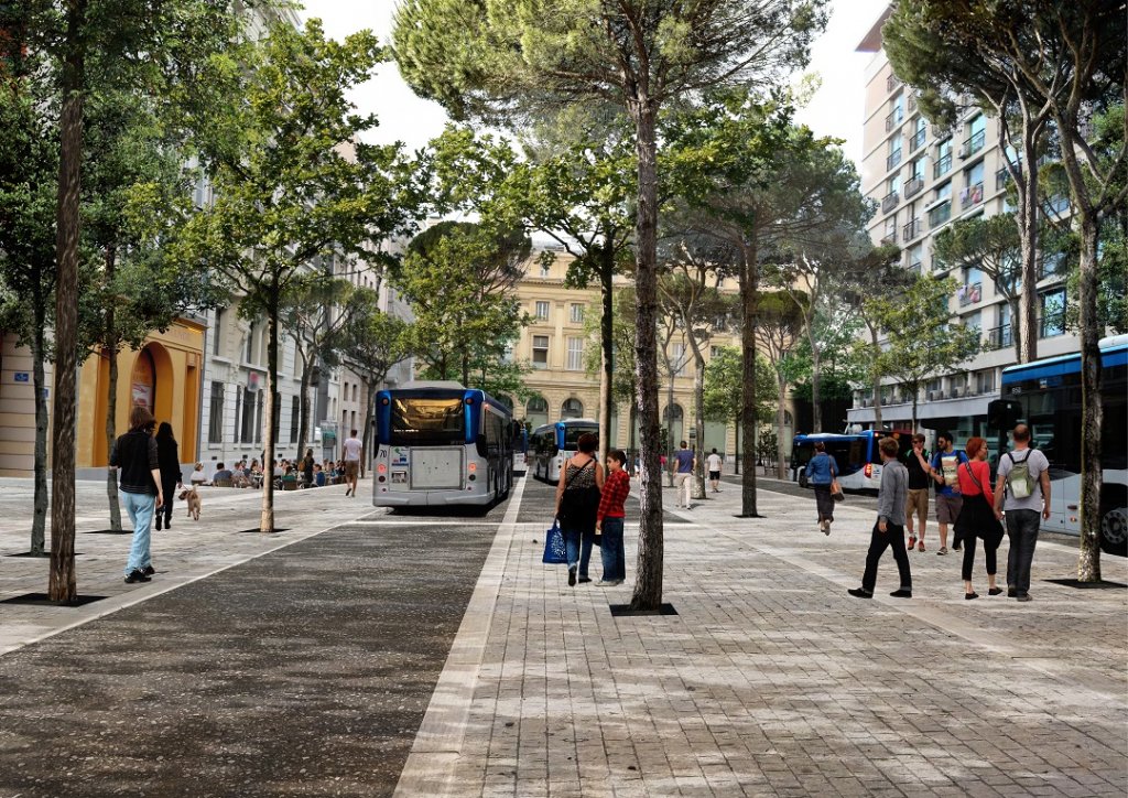 Rue des Fabres (Photo 3D/AMP)