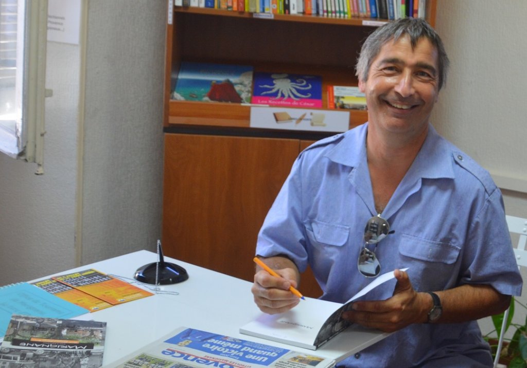 Michel Méténier fait partager sa passion l'Histoire  (Photo O.T Marignane)