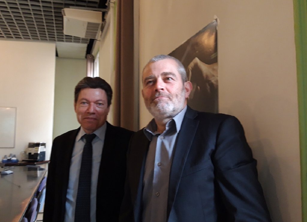 Michel Bentounsi et Jérôme Corniquet (Photo Mireille Bianciotto) Michel Bentounsi et Jérôme Corniquet (Photo Mireille Bianciotto)