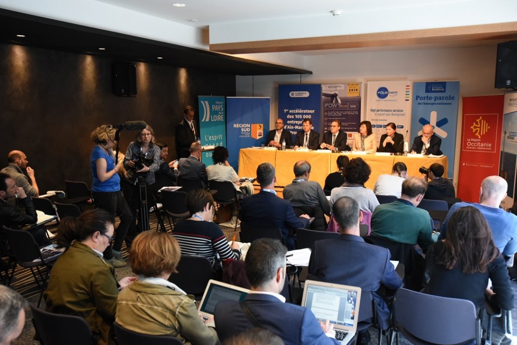 La Région Occitanie a accueilli le salon FOWT au Corum: la filière de l'éolien flottant s'organise (Photo J.P. Garufi)