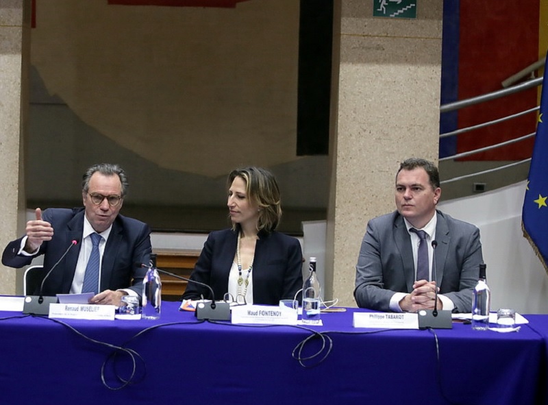 Renaud Muselier, Maud Fontenoy et Philippe Tabarot ont rencontré les acteurs de la filière de l’hydrogène (Photo Robert Poulain)