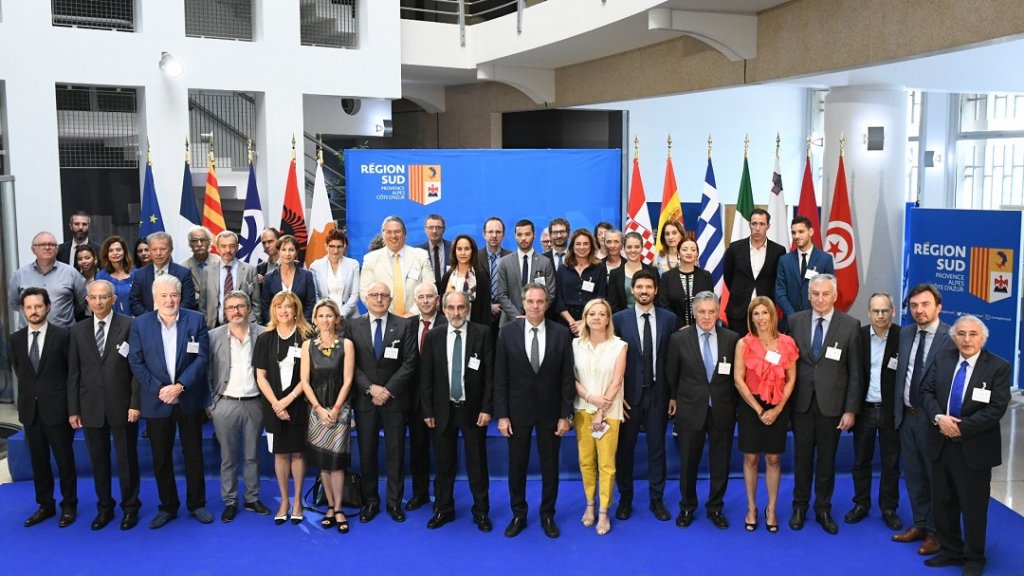 Assemblée générale de la Commission Interméditerranéenne de la CRPM à l'Hôtel de région à Marseille (Photo Claude Almodovar)