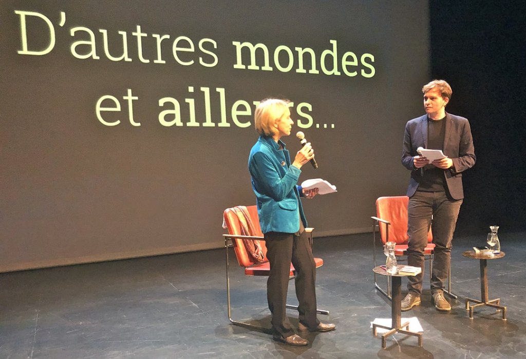 Macha Makeïeff au cours de la présentation du programme d’une saison ouverte sur le monde. (Photo Michel Egéa)