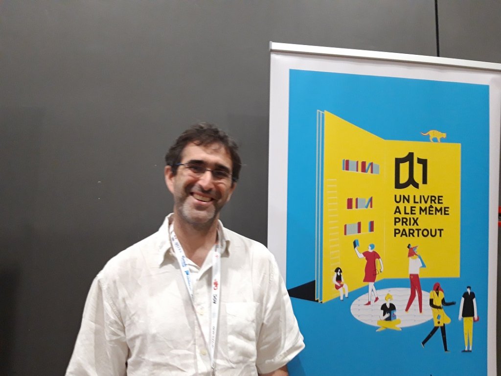 Eric Dumas, président de l'association «Libraires du Sud» (Photo Mireille Bianciotto)