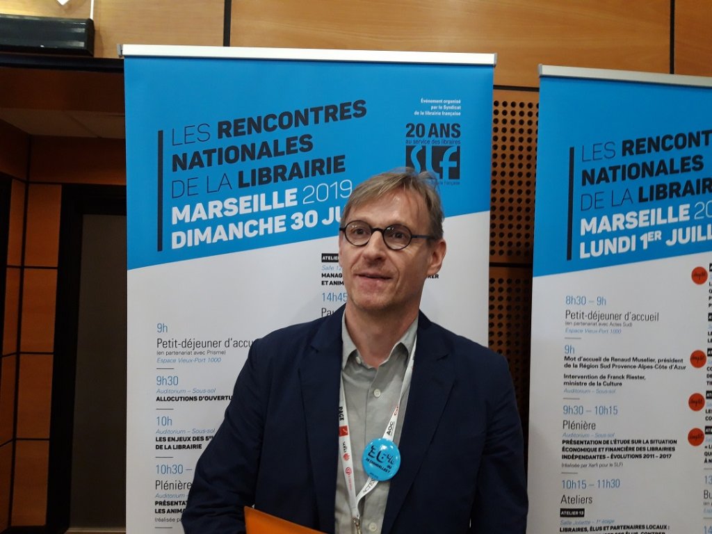 Guillaume Husson, délégué général du Syndicat de la Librairie française (SLF) (Photo Mireille Bianciotto)