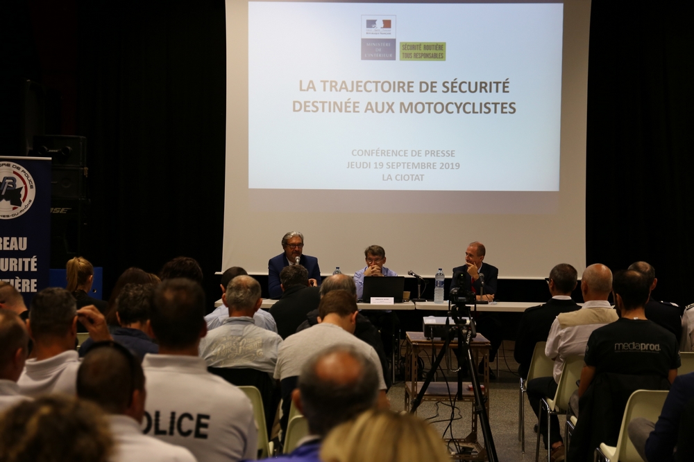 Lancement à La Ciotat de la campagne destinée aux mtocyclistes sur 