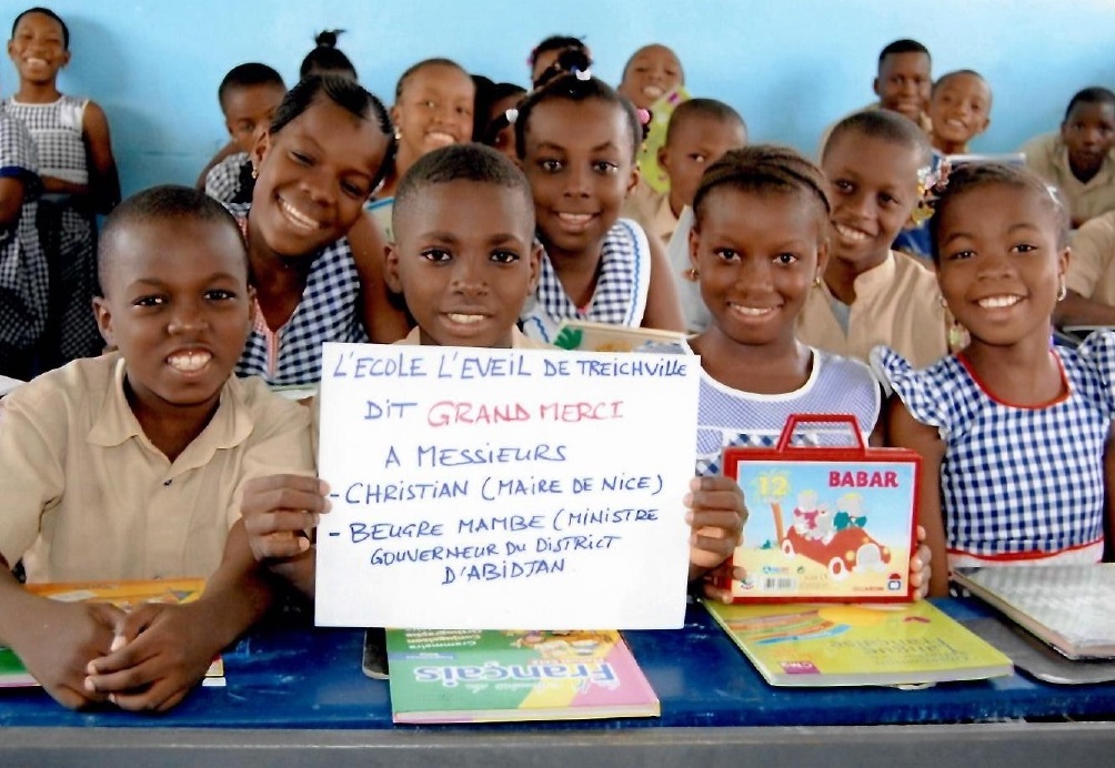 Des écoliers d'Abidjan (Photo D.R./NCA)
