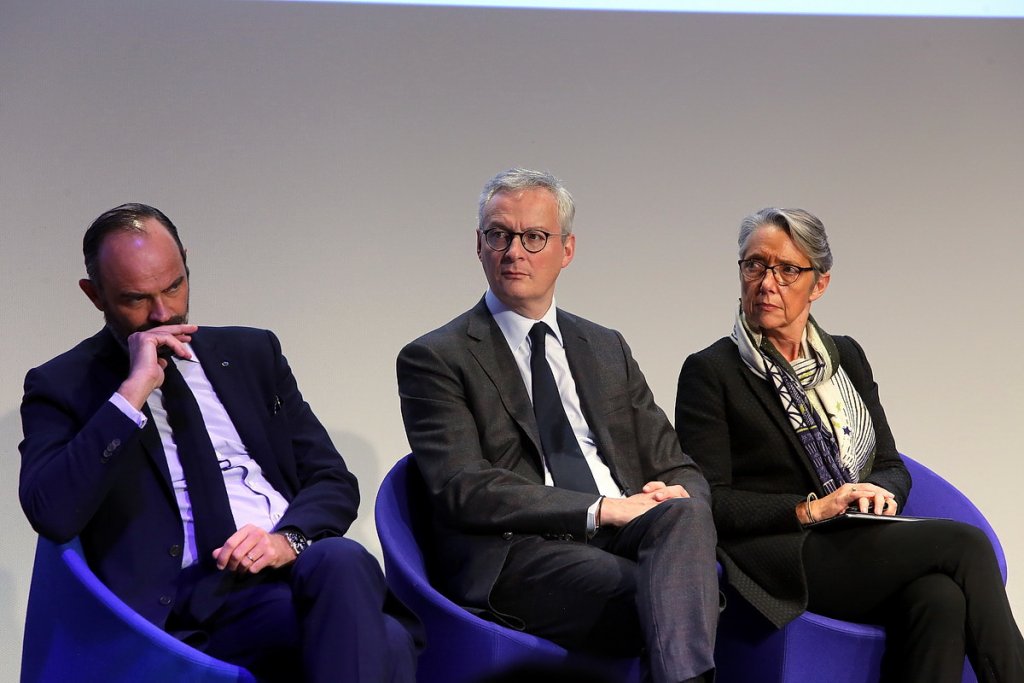 Edouard Philippe, Bruno Le Maire, Elisabeth Borne étaient à Marseille pour l'inauguration de l'Usine Extraordinaire, celle du siège de Ceva Logistics et  pour le Conseil national de l'Industrie (Photo Robert Poulain)