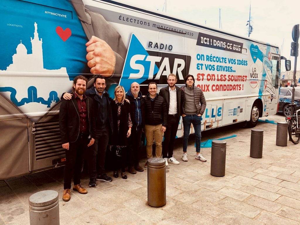 Une équipe sur les chapeaux de roue pour les municipales à Marseille (Photo D.R./LW)