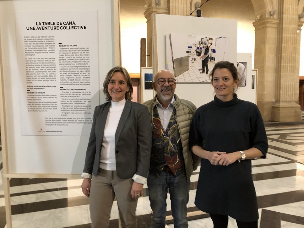 Fabrice Alimi entouré de Sylvie Bancilhon et Floriane Rieu (Photo M.B.) Fabrice Alimi entouré de Sylvie Bancilhon et Floriane Rieu (Photo M.B.)