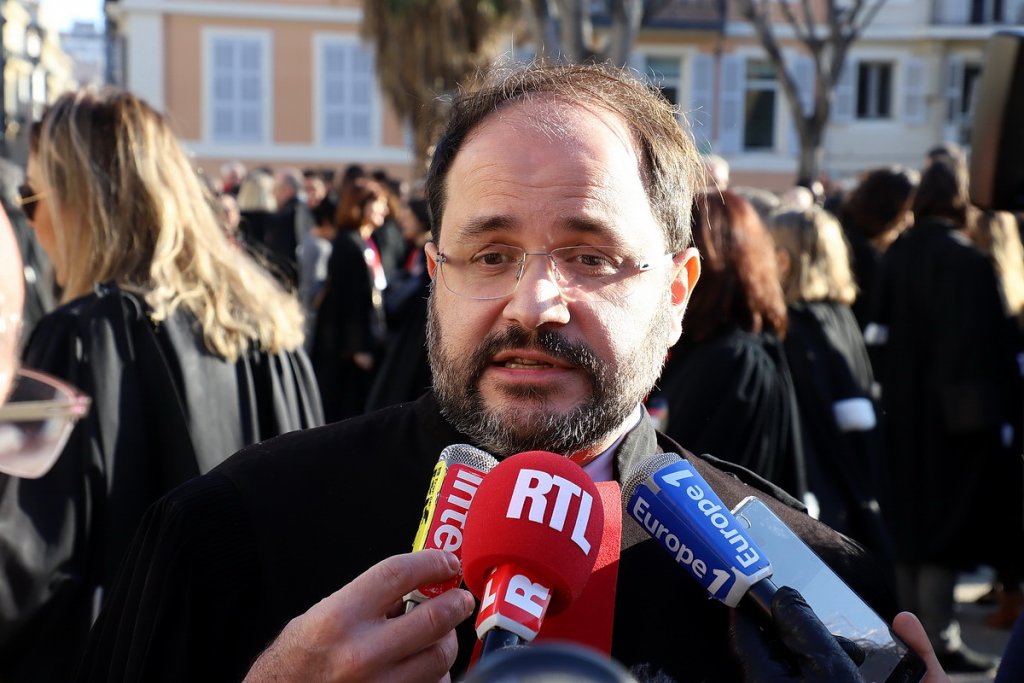Yann Arnoux-Pollak, le Bâtonnier de Marseille (Photo Robert Poulain)
