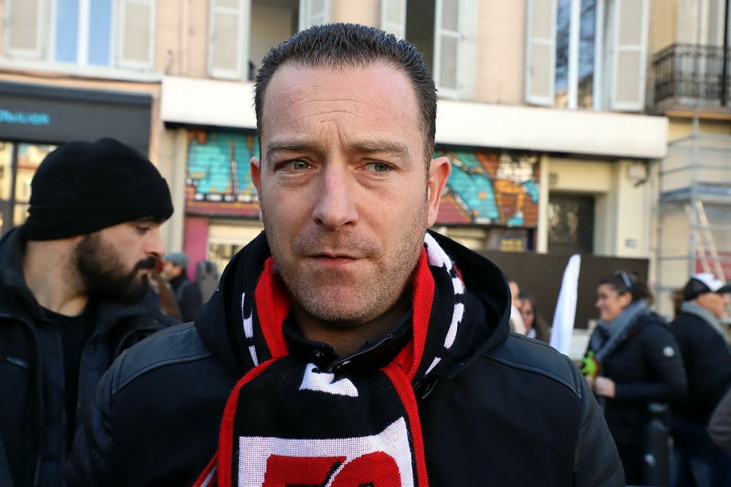 Franck Bergamini, le secrétaire général de l'UD FO 13 (Photo Robert Poulain)