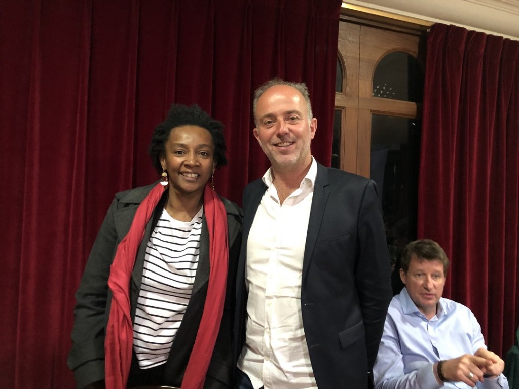 Chahidati Soilihi tête de liste dans les 15/16 aux côtés de Sébastien Barles et Yannick Jadot (Photo Mireille Bianciotto)