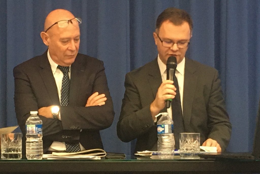 Philippe Bernand, président du directoire AMP et Julien Boullay, directeur marketing et communication (Photo Robert Poulain)