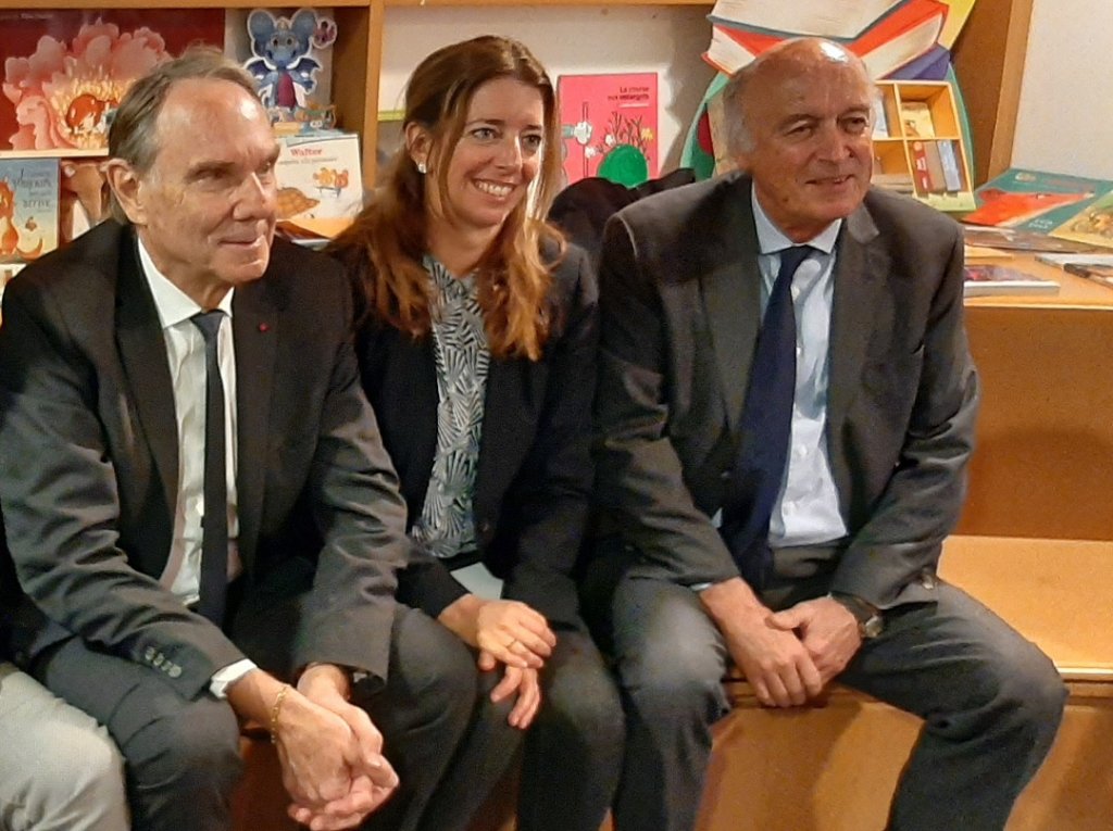 Yvon Berland, Cathy Racon-Bouzon et Jean-Paul de Gaudemar (Photo archive Bruno Angelica)