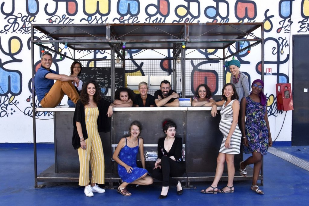 L'équipe réunie d'Inter-Made sur le site de la Friche à Marseille © Inter-Made / La Fabrique à Initiatives
