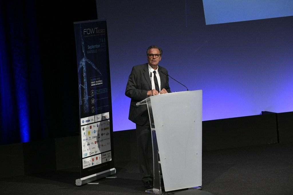 Renaud Muselier annonce l'attribution de 2 appels d’offres commerciaux de 250 MW en Méditerranée en 2022 © Jean-Pierre Garufi