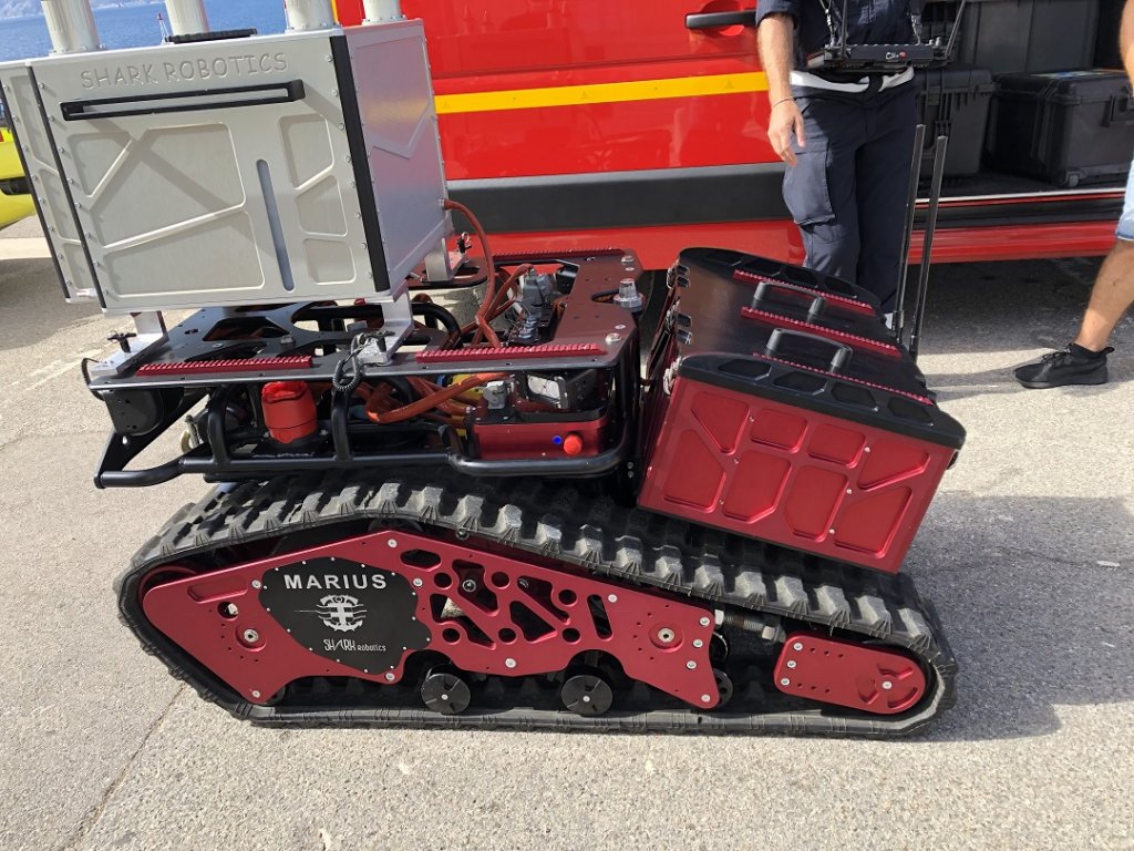 Marius, le robot du BMPM qui contribue à la lutte contre la Covid-19 (Photo Mireille Bianciotto)