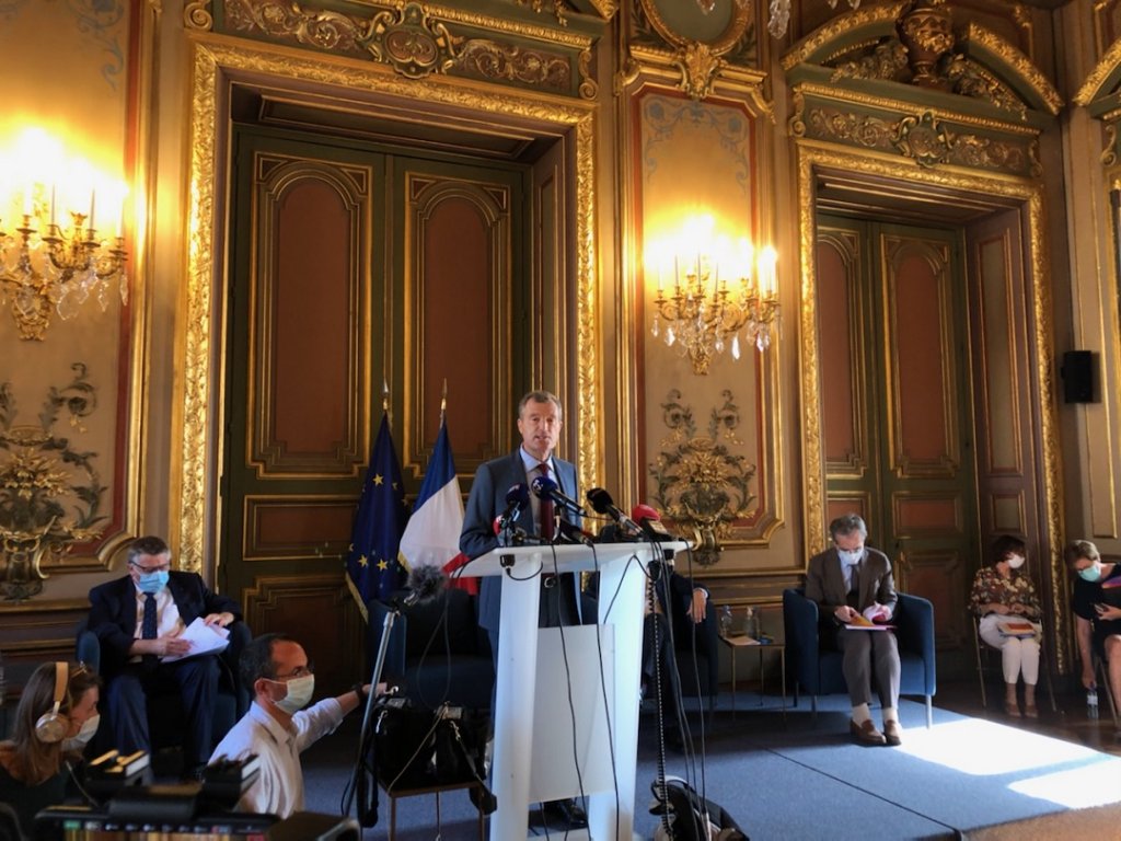 Le préfet de Région Christophe Mirmand présente son plan de lutte contre la Covid-19 (Photo Mireille Bianciotto) Le préfet de Région Christophe Mirmand présente son plan de lutte contre la Covid-19 (Photo Mireille Bianciotto)