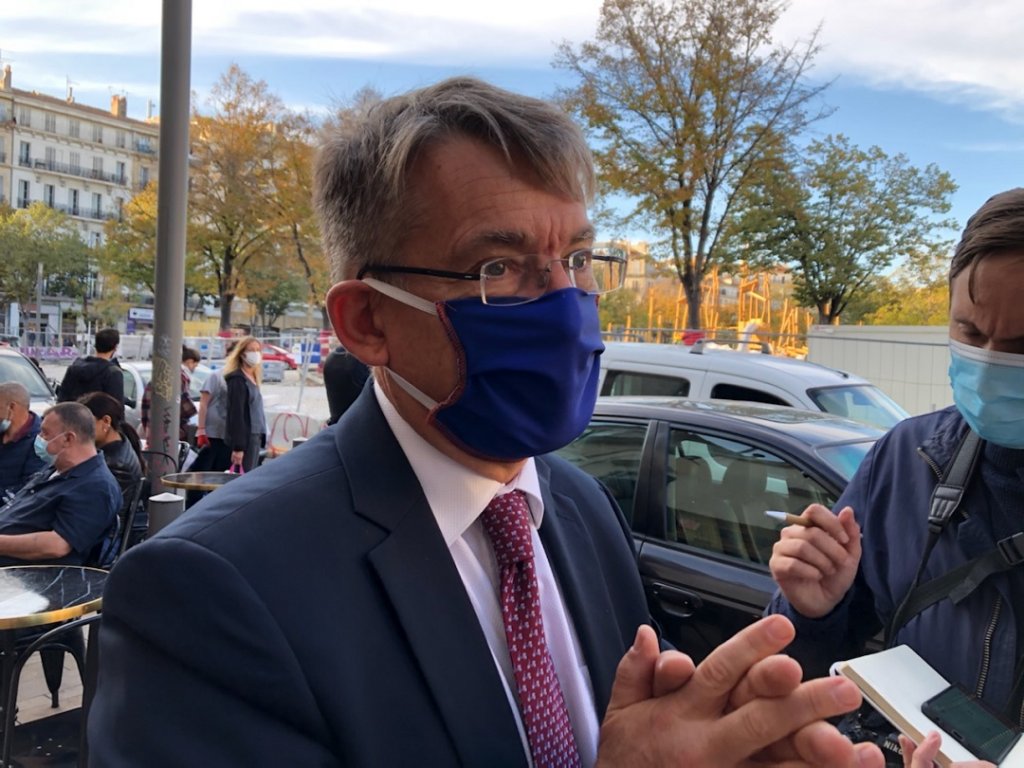 Emmanuel Barbe, Préfet de police des Bouches-du-Rhône, a supervisé l'opération (Photo Mireille Bianciotto)