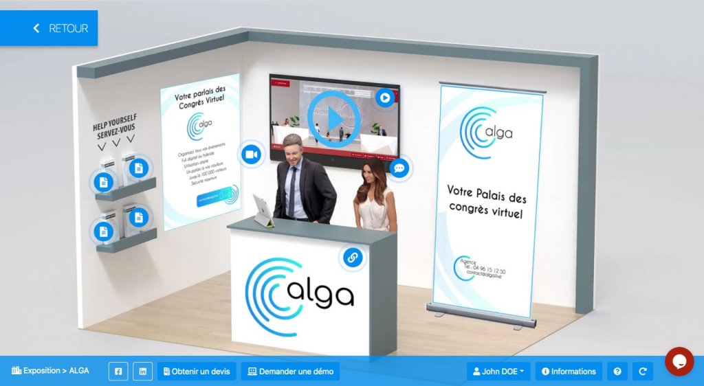 Un stand 3D 