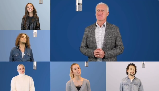 Solidarité: Clip du single "Nos Vallées" avec... Didier Deschamps (Photo Capture d'écran)