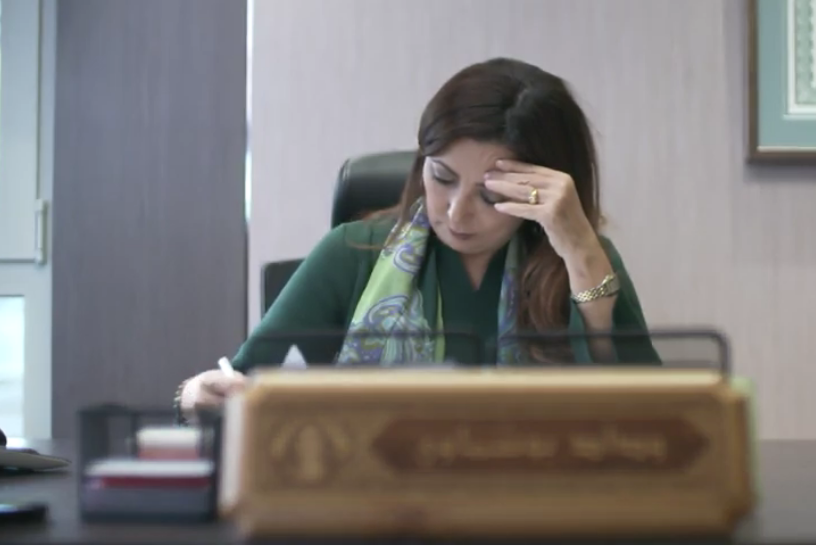 Ouided Bachamaoui souligne l'importance des sociétés civiles dans l’espace méditerranéen ©capture d'écran/UpM