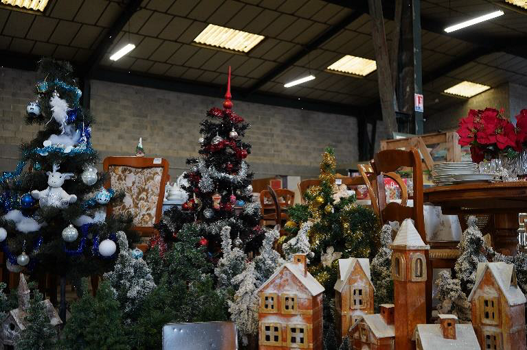 En véritable fabrique du Père Noël, on trouve sur 600m² de boutique, des monceaux d’objets ©Evolio