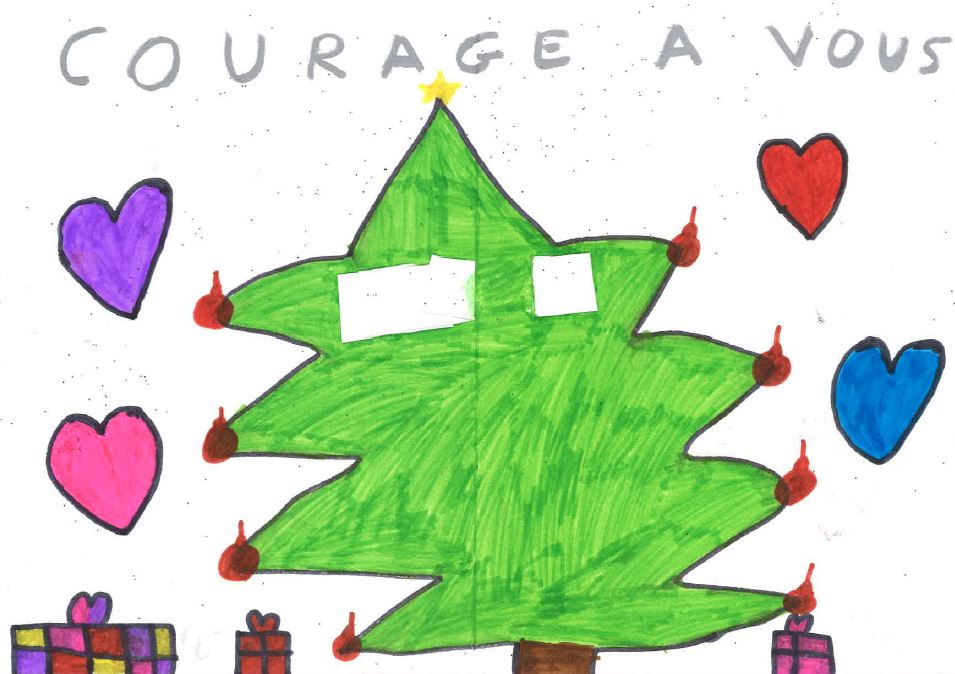 Des messages d'encouragement ©ArméesZoneSud