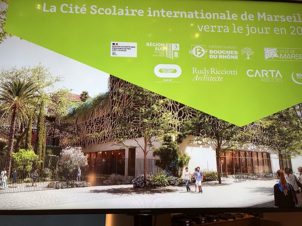 Cité scolaire internationale de Marseille (Photo Mireille Bianciotto) Cité scolaire internationale de Marseille (Photo Mireille Bianciotto)