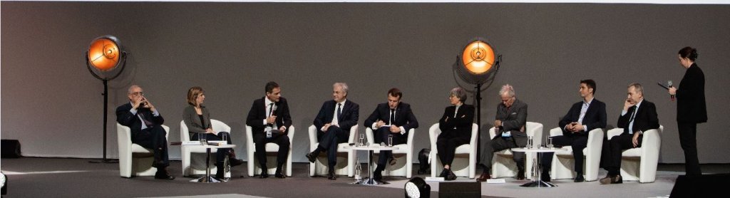 Création de la Coalition pour l'énergie de demain présentée au président de la République lors des Assises de l’économie de la mer de Montpellier en décembre 2019  © CMA CGM