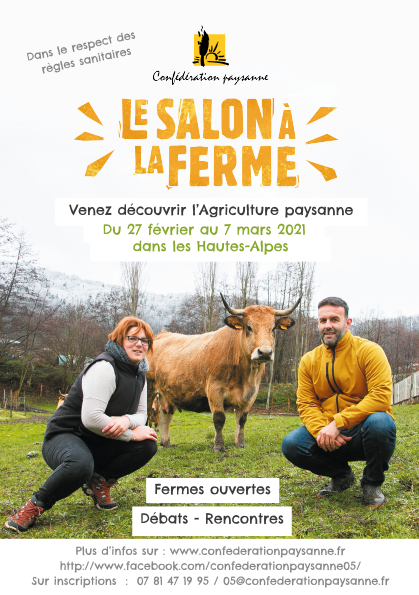 Flyer officiel de l'opération salon à la ferme