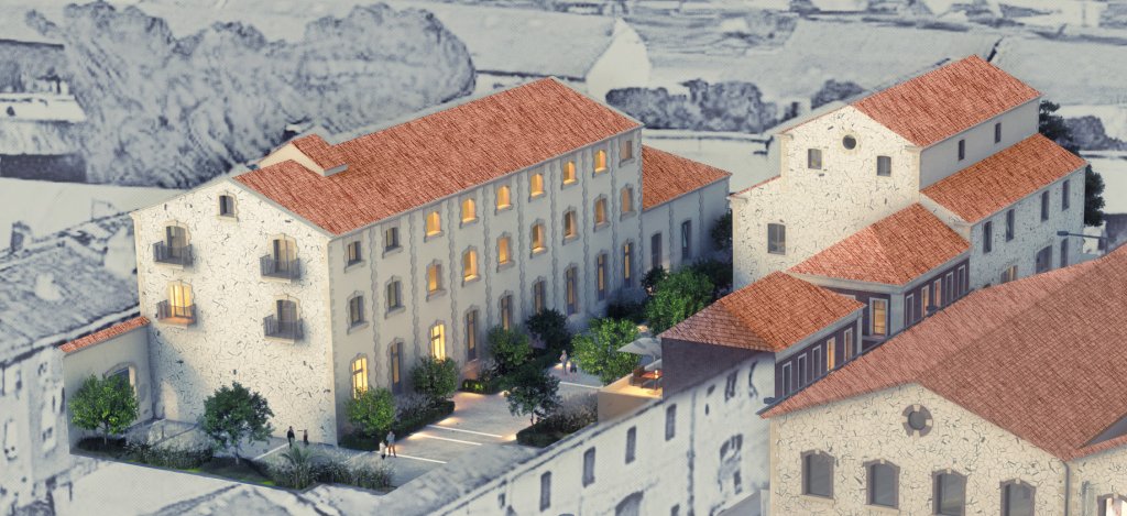 La manufacture Moncada (2 267 m²) abritera 40 logements © Atelier Monchecourt