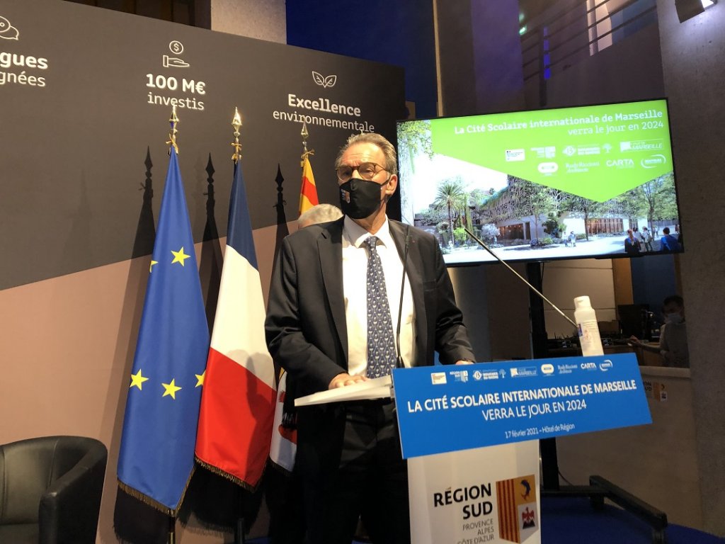 Renaud Muselier parle d'un processus pédagogique unique en France (Photo Mireille Bianciotto) Renaud Muselier parle d'un processus pédagogique unique en France (Photo Mireille Bianciotto)