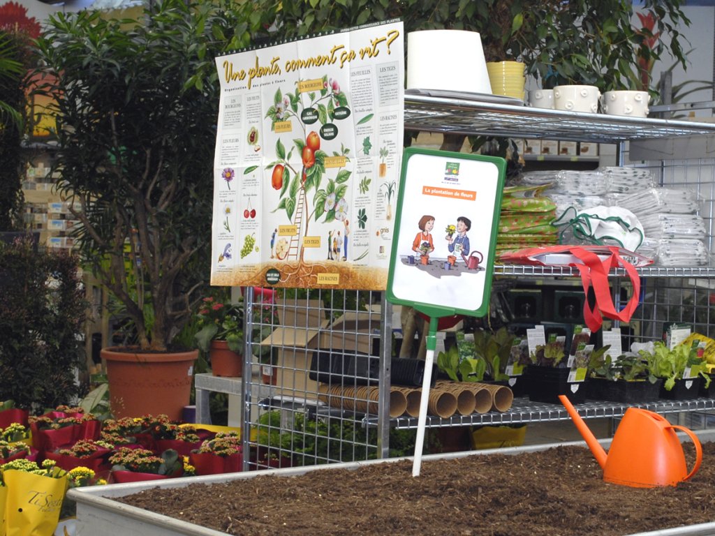 Matériel mis à disposition des écoles © Jardinons à l'école