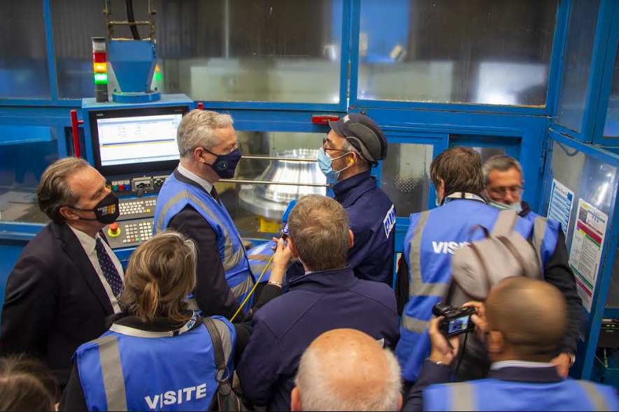 Bruno Le Maire au plus près des salariés ©Presse Agence