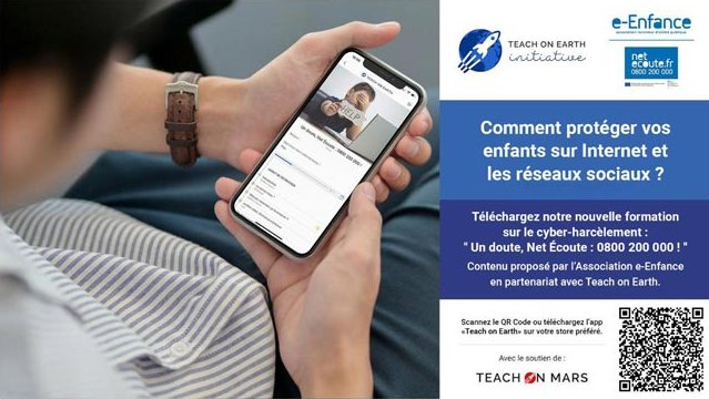 L'application Teach on Earth permet une immersion dans l’univers de Net Ecoute ©Teach on Earth