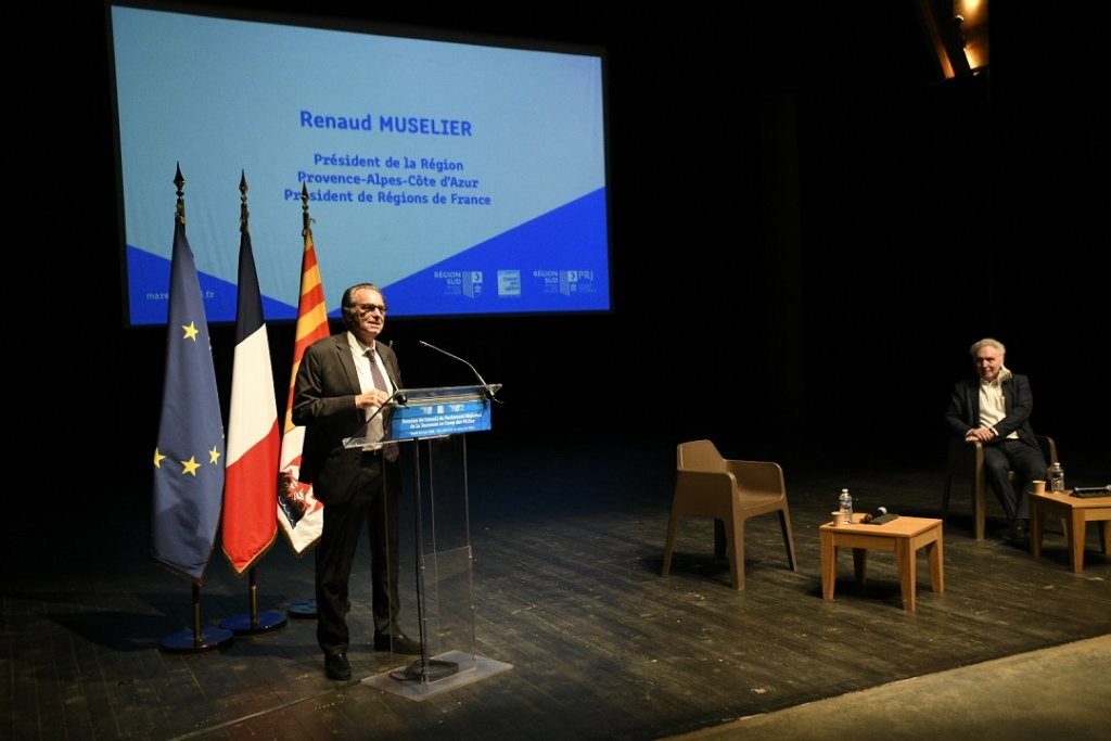 Dans le Renaud Muselier a présenté le nouveau dispositif de la Région : 