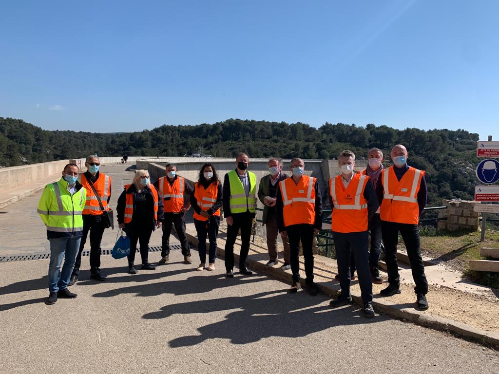 Visite  du chantier d'enfouissement ©Enedis