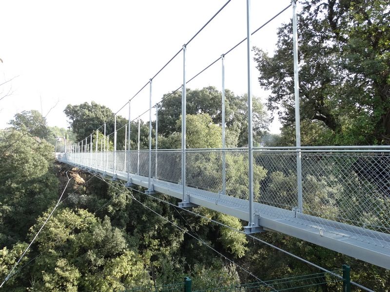 La passerelle himalayenne de Tans-en-Provence ©Presse Agence