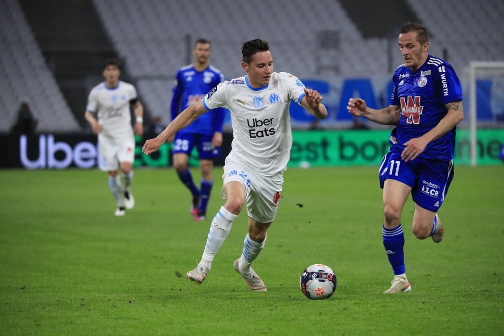 Florian Thauvin n’a pas été décisif contre les Alsaciens (Photo Wallis.fr/Laurent Saccomano)