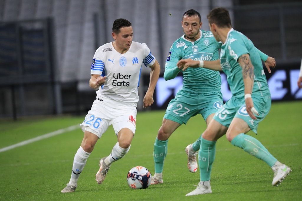 Florian Thauvin a raté son dernier match sous le maillot de l’OM (Photo Wallis.fr/ Laurent Saccomano)