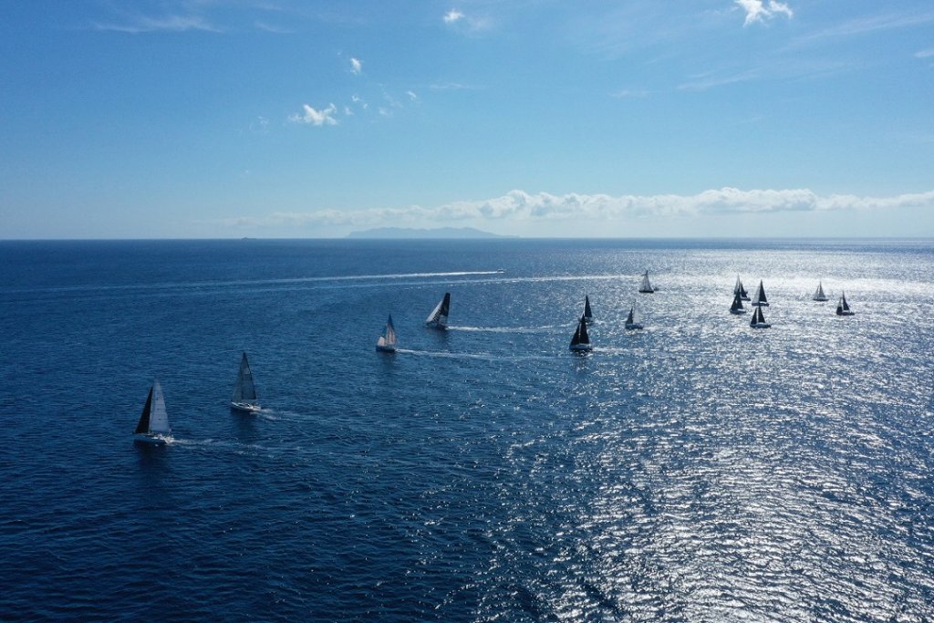 Le départ de l’étape retour de la Corsica Med a finalement été donné vendredi 2 juillet à 10 heures ©Yohan Brandt