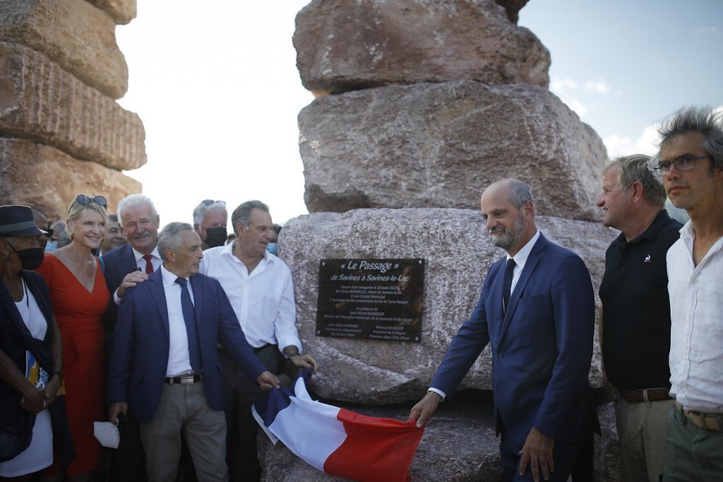 Inauguration de l'oeuvre 